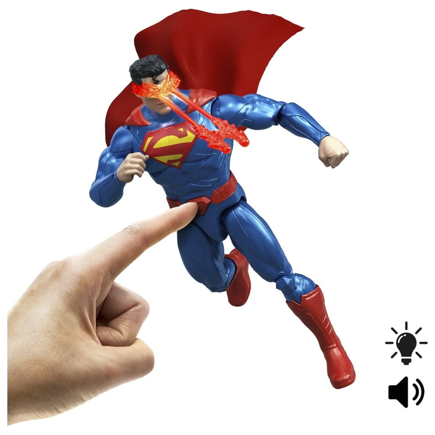 DC Premier akčná figúrka so zvukom a svetlom Heat Vision Superman 16 cm produktová fotografia
