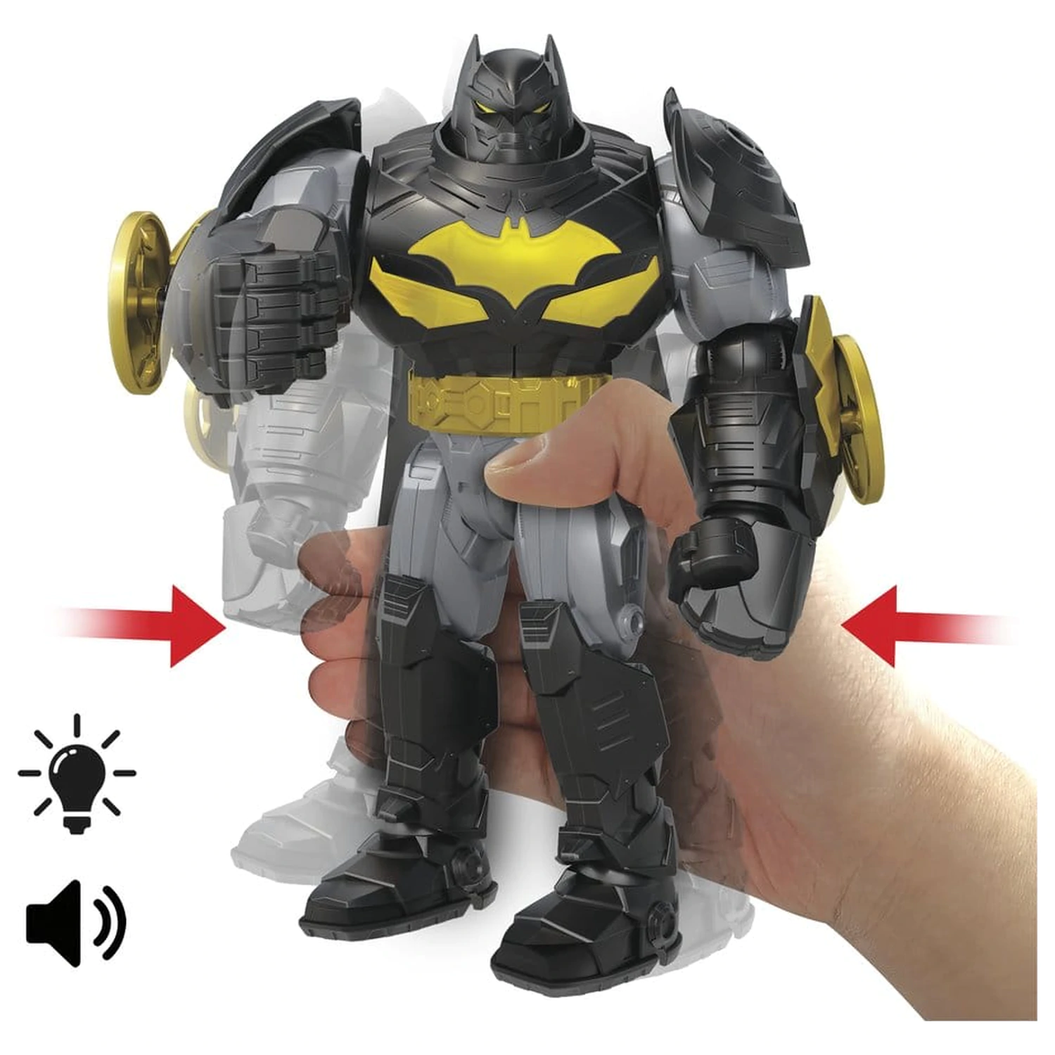 DC Premier akčná figúrka so zvukom a svetlom Mecha Suit Batman 18 cm produktová fotografia