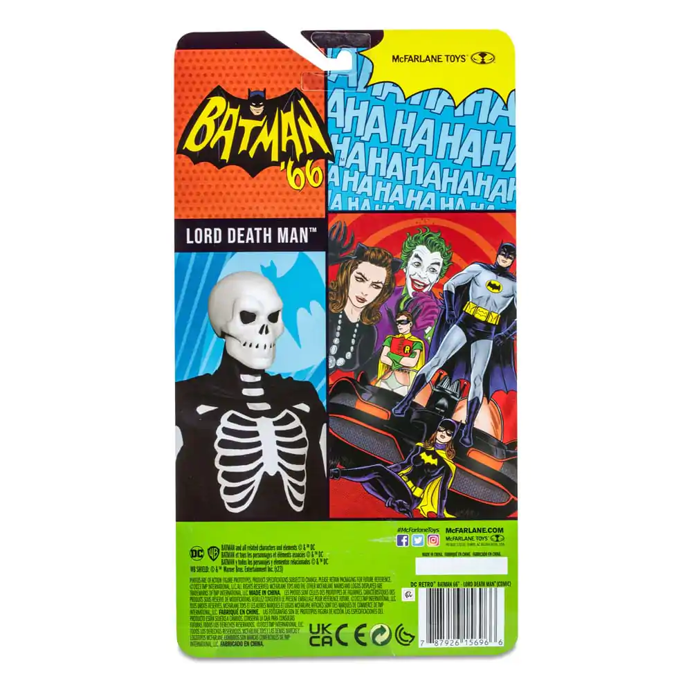 DC Retro Akčná figúrka Batman 66 Lord Death Man (Comic) 15 cm produktová fotografia
