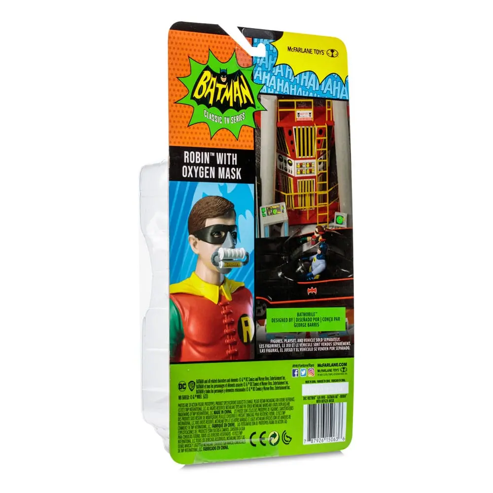 DC Retro akčná figúrka Batman 66 Robin s kyslíkovou maskou 15 cm termékfotó