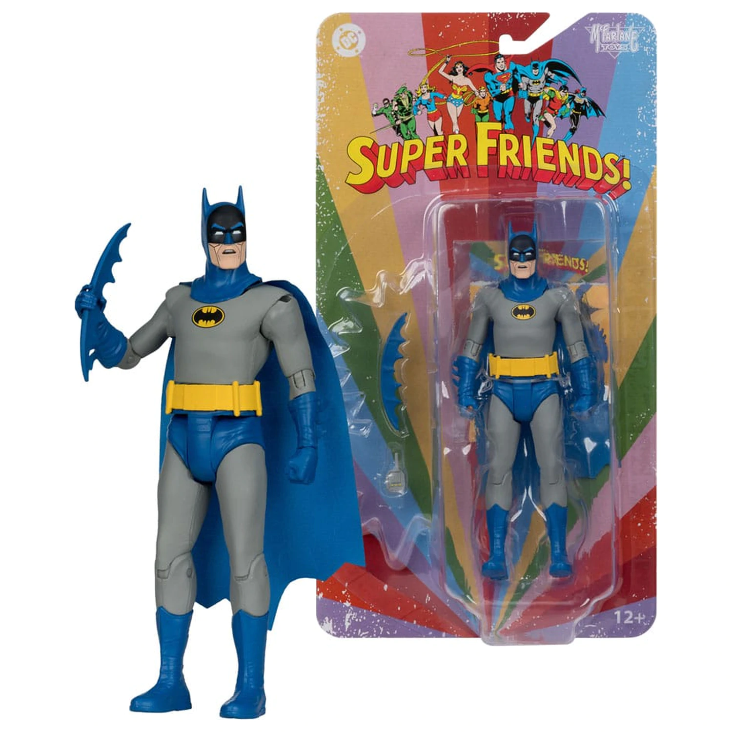 DC Retro Super Friends akčná figúrka Bizarro Batman 15 cm produktová fotografia