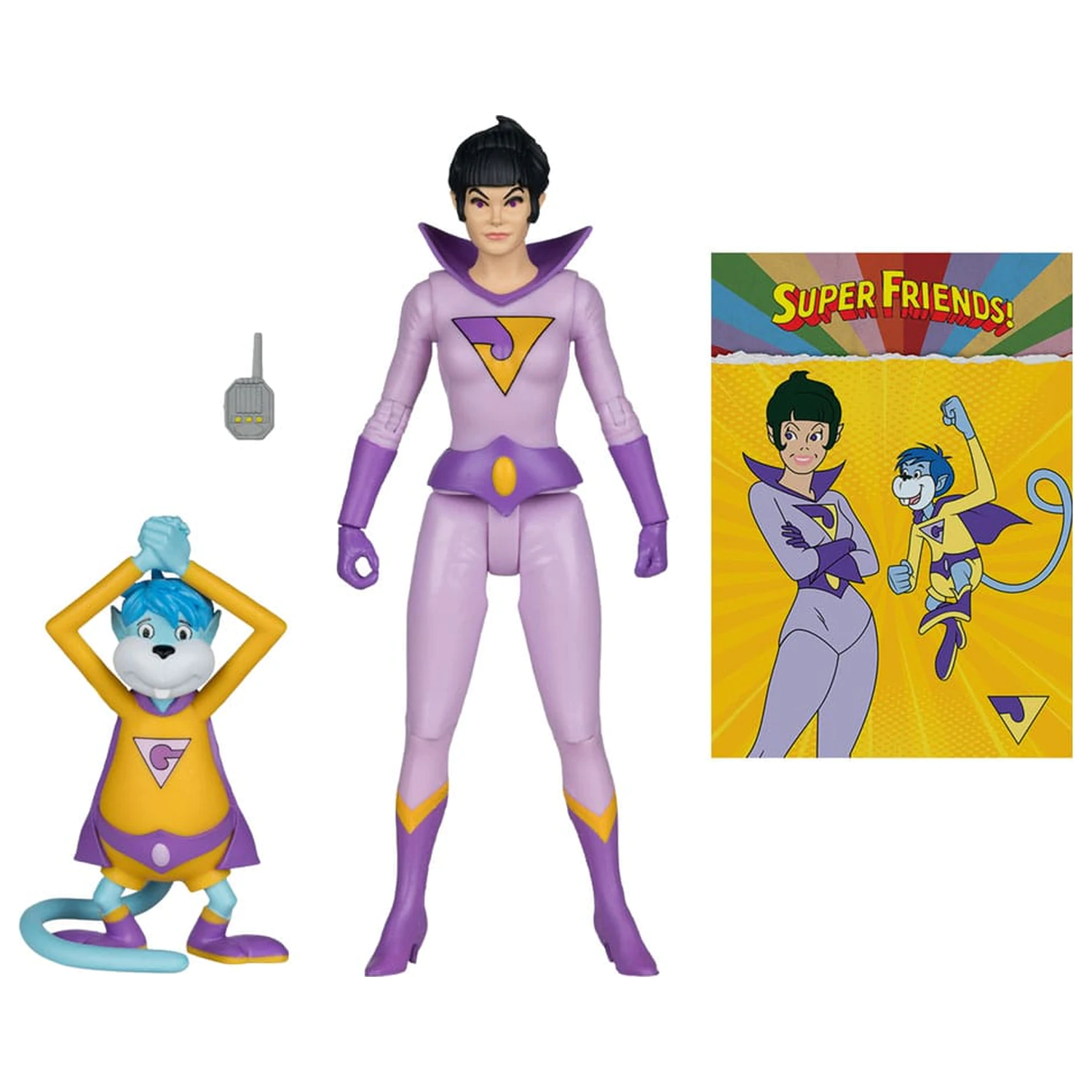 DC Retro Super Friends akčná figúrka Jayna & Gleek (Red Platinum Edition) 15 cm produktová fotografia