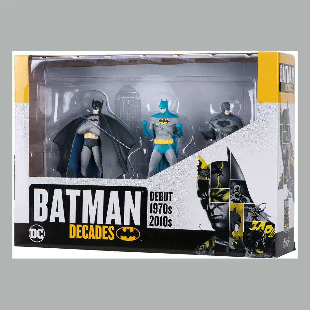 DC: The Batman Decades Collection Socha 1/16 Batman Box Set produktová fotografia