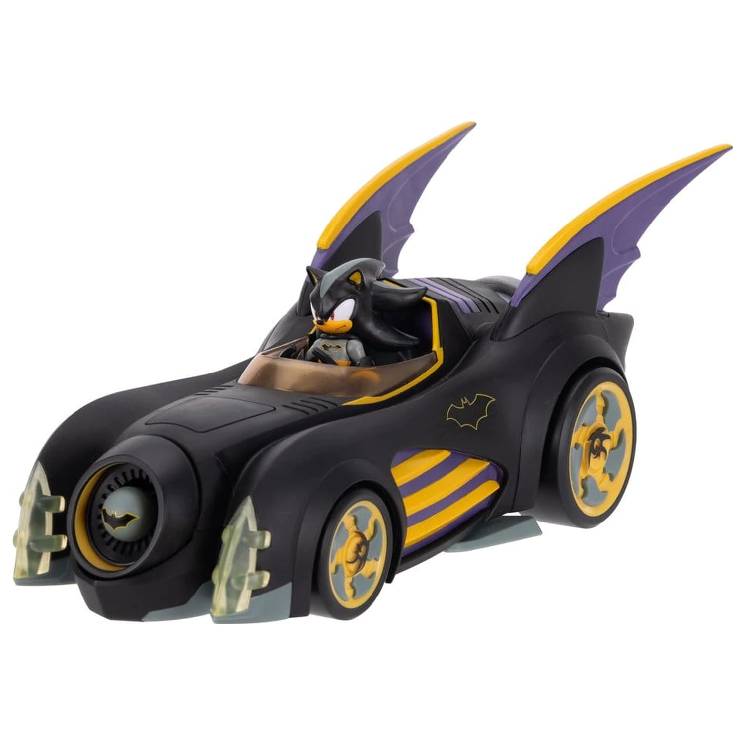 DC x Sonic - The Hedgehog akčná figúrka s vozidlom Shadow Batman & Batmobile 6 cm produktová fotografia