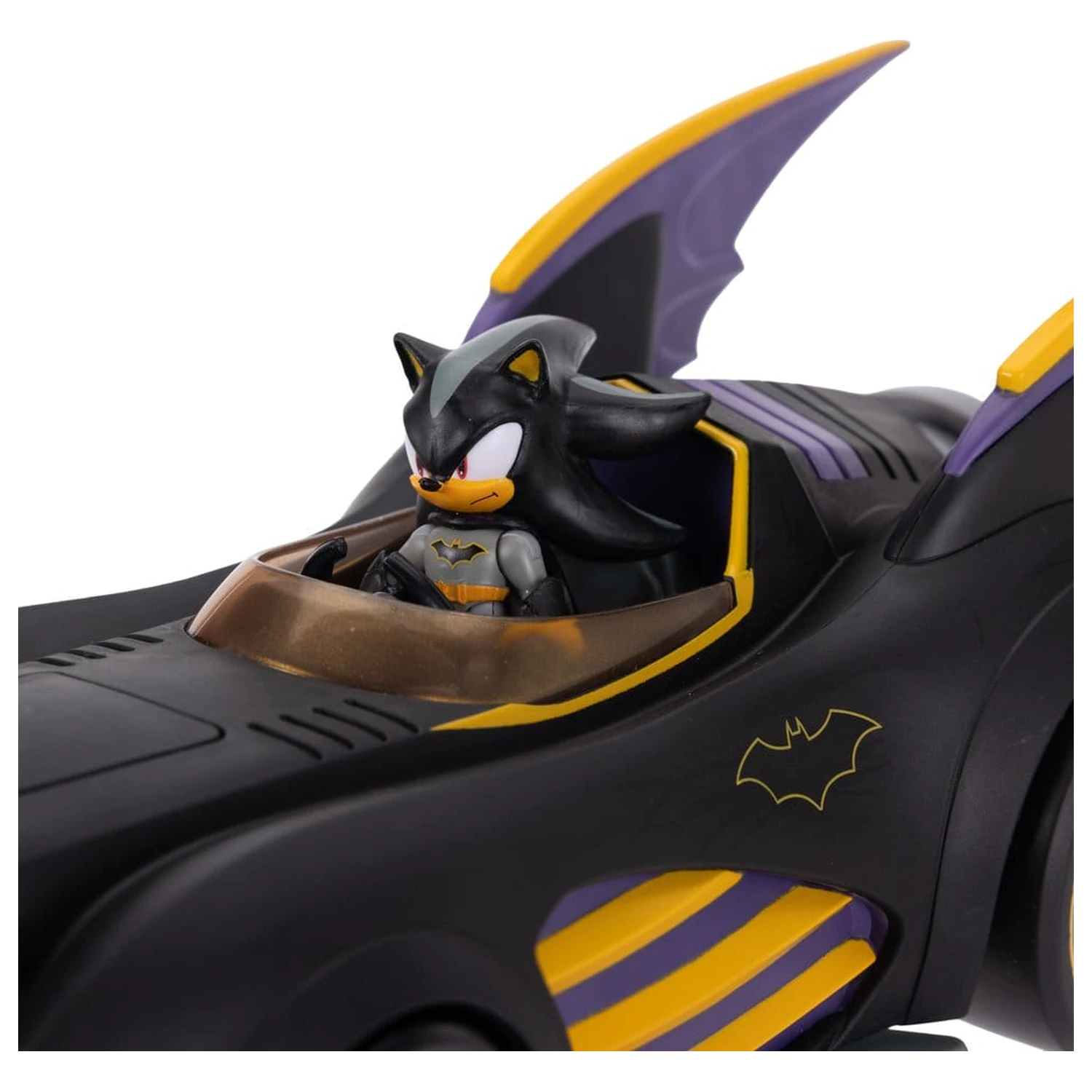 DC x Sonic - The Hedgehog akčná figúrka s vozidlom Shadow Batman & Batmobile 6 cm produktová fotografia