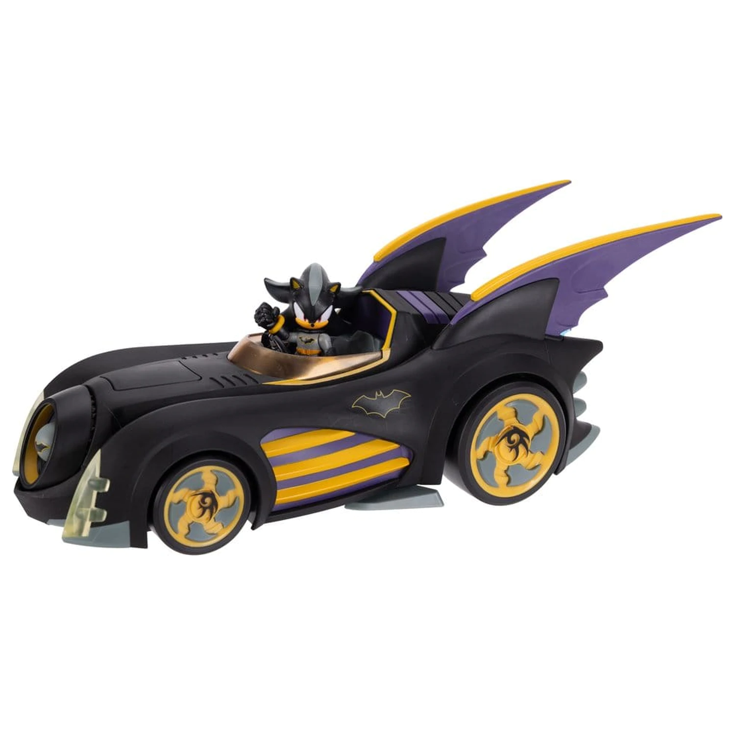 DC x Sonic - The Hedgehog akčná figúrka s vozidlom Shadow Batman & Batmobile 6 cm produktová fotografia