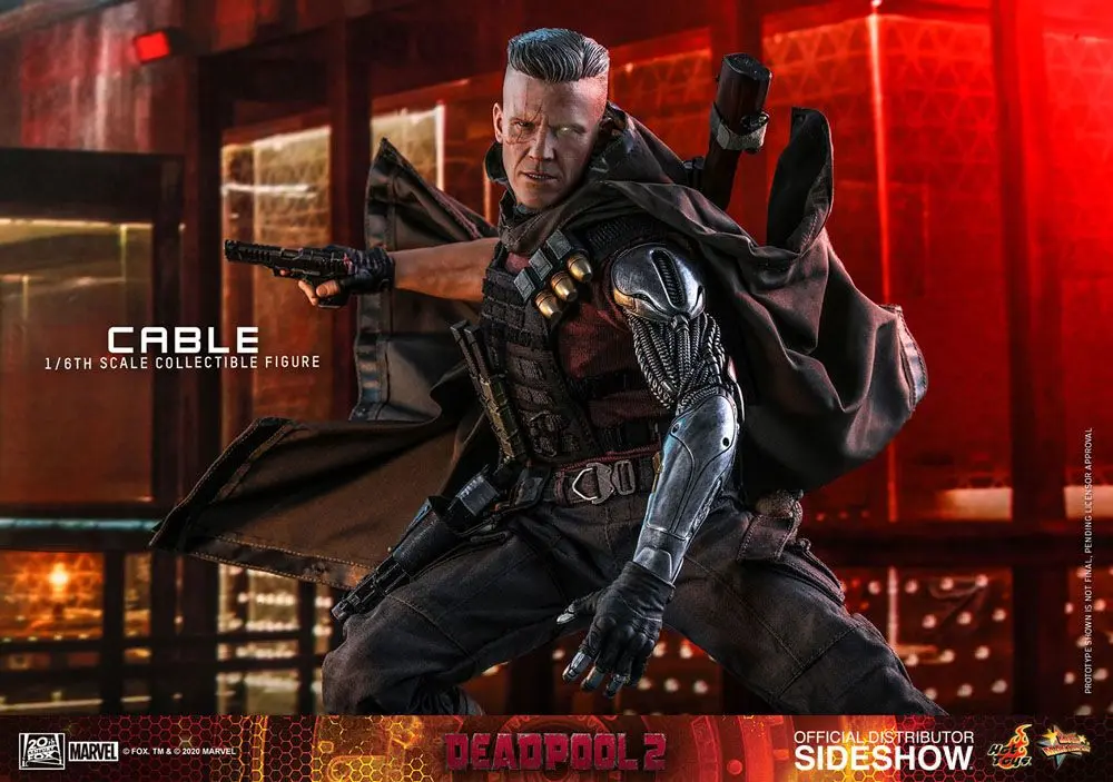 Deadpool 2 Movie Masterpiece akčná figúrka 1/6 Cable 30 cm termékfotó