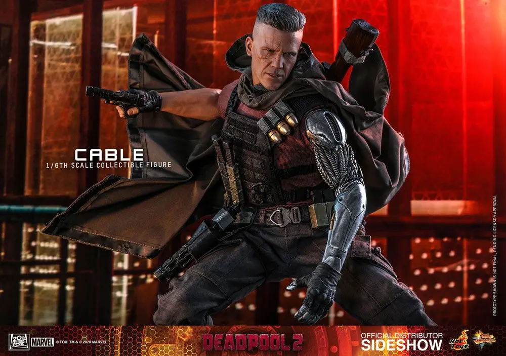 Deadpool 2 Movie Masterpiece akčná figúrka 1/6 Cable 30 cm termékfotó