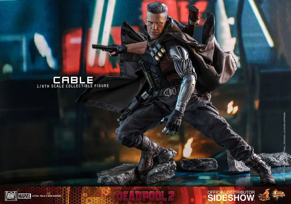 Deadpool 2 Movie Masterpiece akčná figúrka 1/6 Cable 30 cm termékfotó