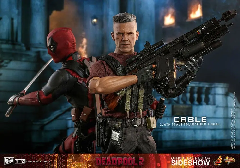 Deadpool 2 Movie Masterpiece akčná figúrka 1/6 Cable 30 cm termékfotó