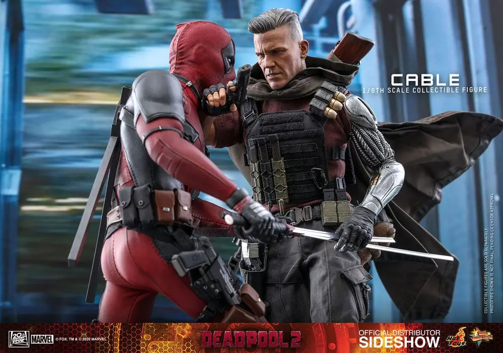 Deadpool 2 Movie Masterpiece akčná figúrka 1/6 Cable 30 cm termékfotó