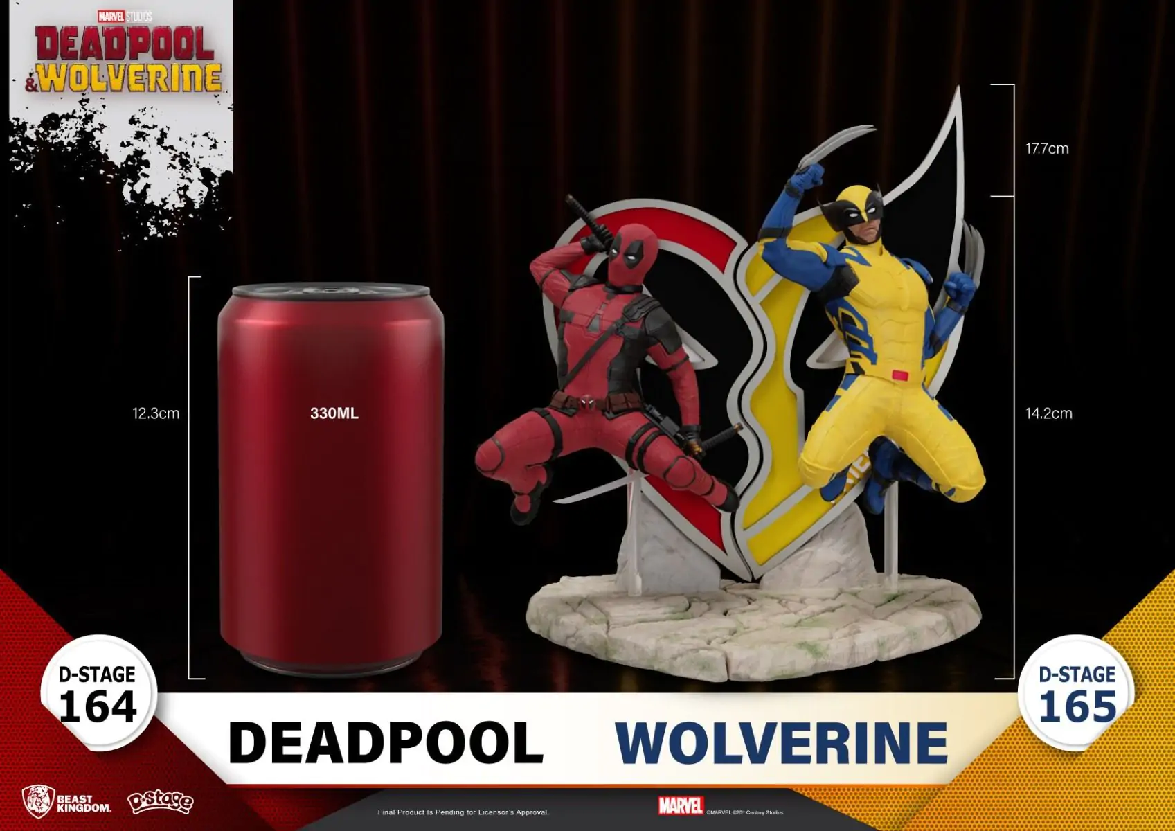 Deadpool 3 D-Stage PVC Dioráma Wolverine 16 cm produktová fotografia