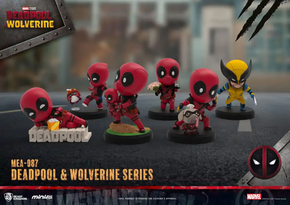 Deadpool 3 Deadpool & Wolverine Series Mini Egg Attack Figures Set 8 cm termékfotó