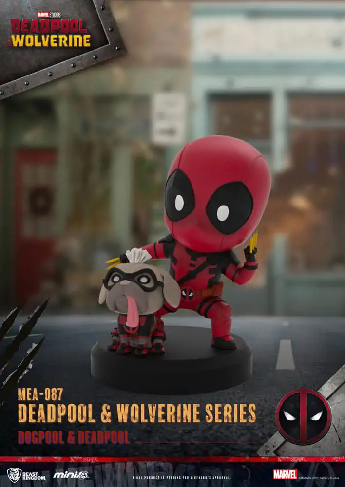 Deadpool 3 Deadpool & Wolverine Series Mini Egg Attack Figures Set 8 cm termékfotó