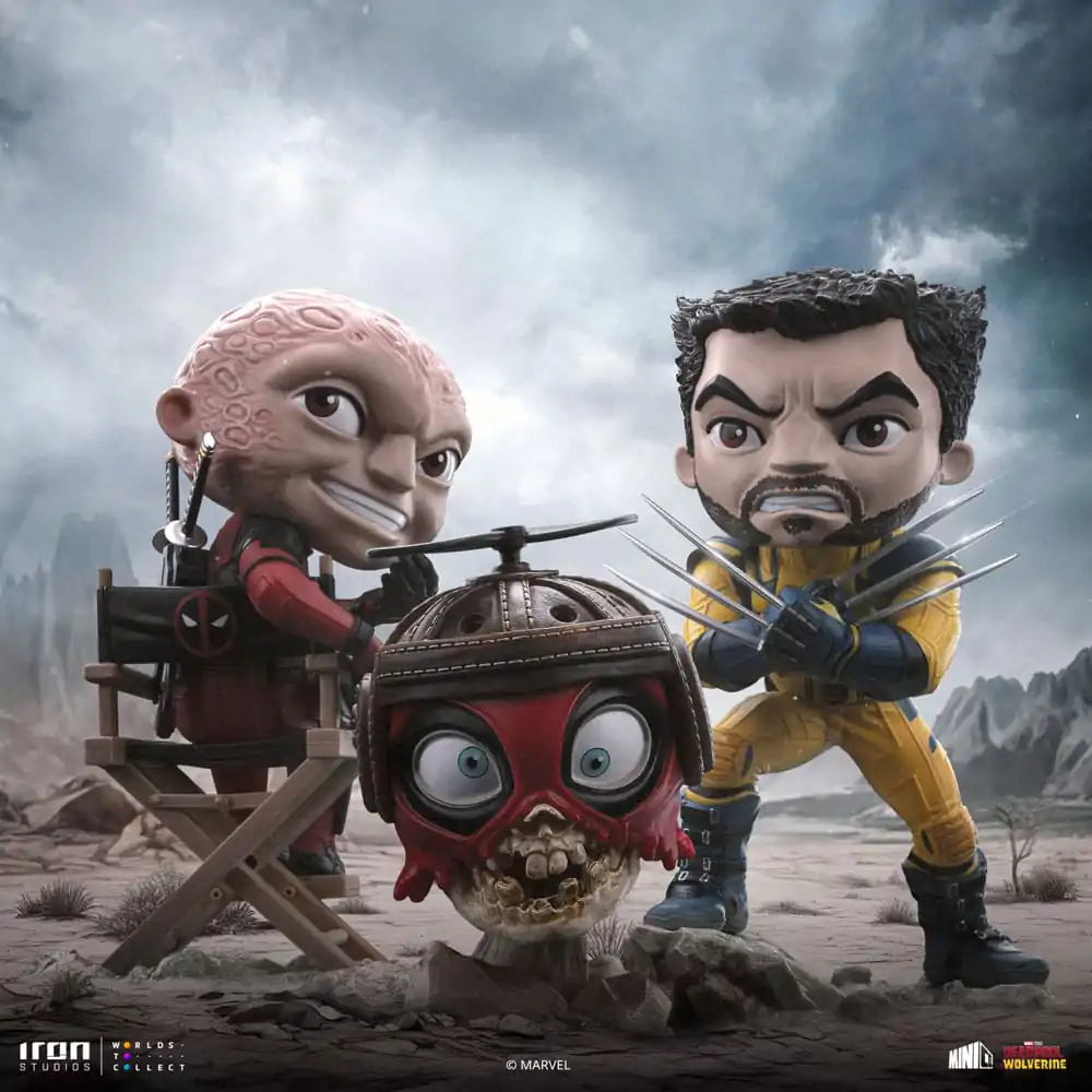 Deadpool & Wolverine Mini Co. PVC figúrka Deadpool and Wolverine set Unmasked 14 cm produktová fotografia