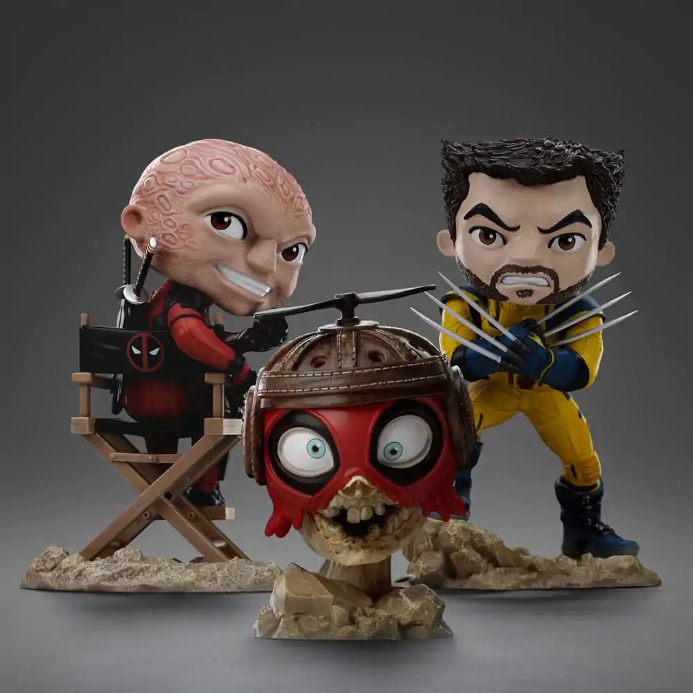 Deadpool & Wolverine Mini Co. PVC figúrka Deadpool and Wolverine set Unmasked 14 cm produktová fotografia