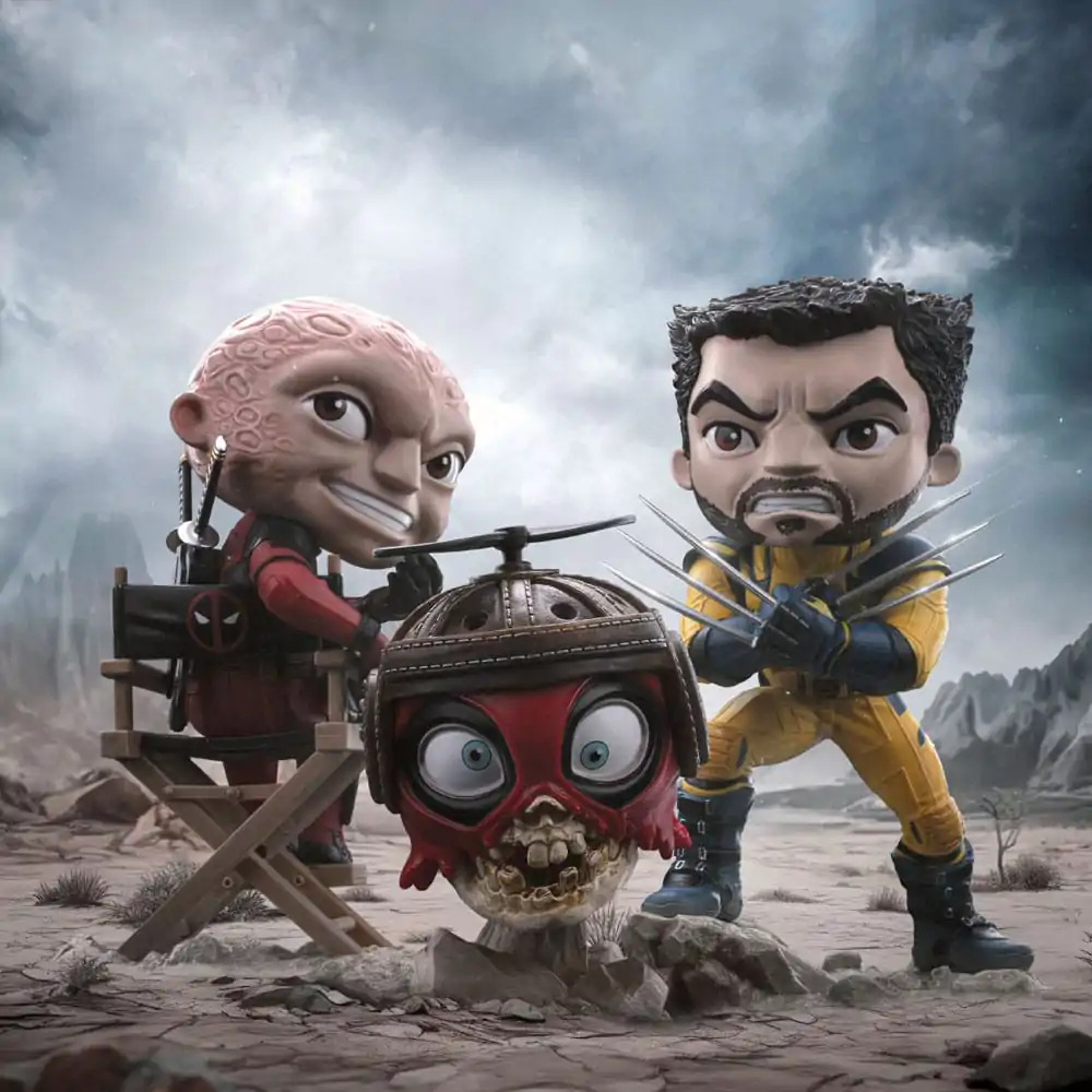 Deadpool & Wolverine Mini Co. PVC figúrka Deadpool and Wolverine set Unmasked 14 cm produktová fotografia