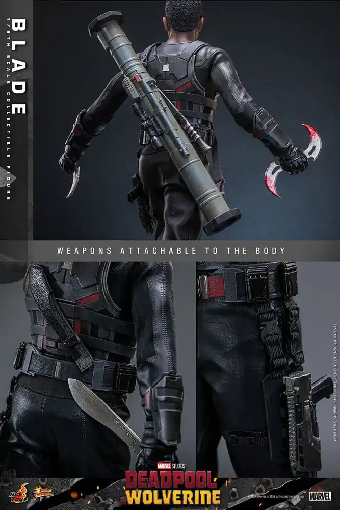 Deadpool & Wolverine Movie Masterpiece Akčná Figúrka 1/6 Blade 30 cm produktová fotografia