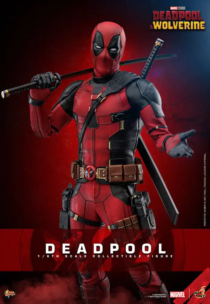 Deadpool &amp; Wolverine Movie Masterpiece Action Figure 1/6 Deadpool 31 cm termékfotó