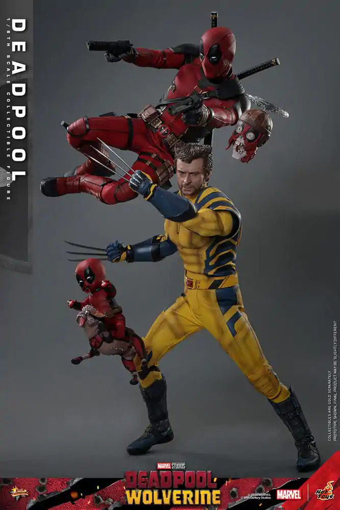 Deadpool &amp; Wolverine Movie Masterpiece Action Figure 1/6 Deadpool 31 cm termékfotó