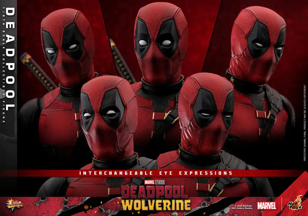 Deadpool &amp; Wolverine Movie Masterpiece Action Figure 1/6 Deadpool 31 cm termékfotó