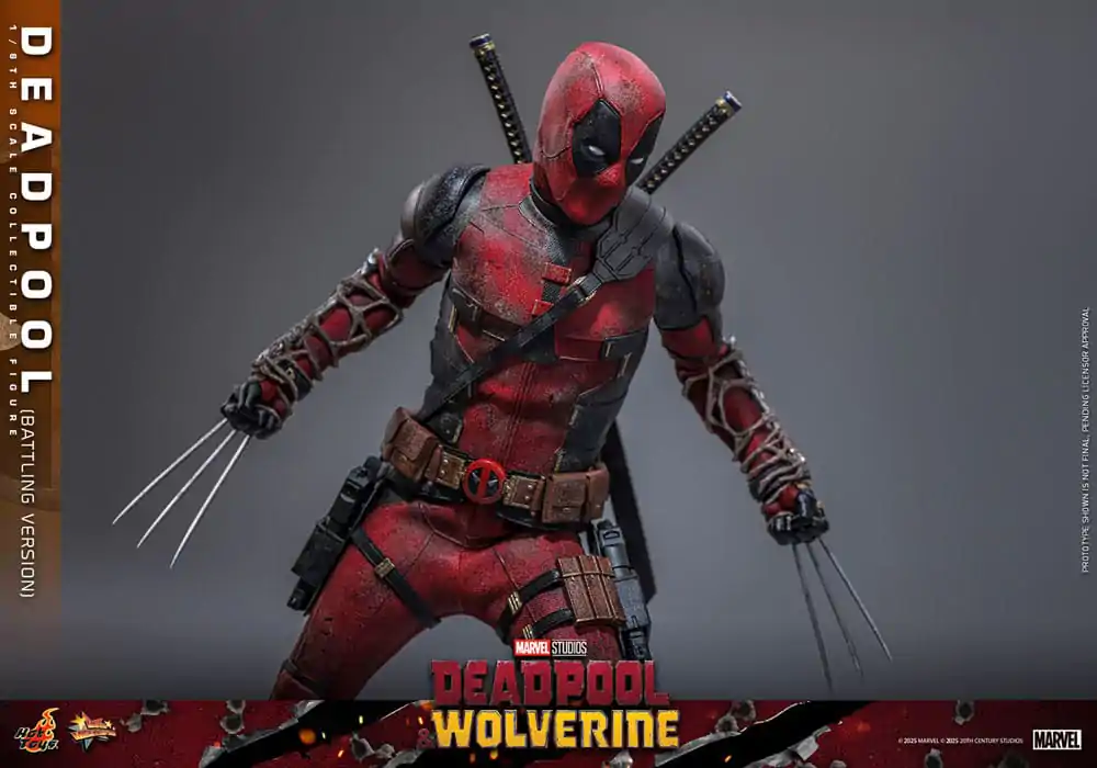Deadpool & Wolverine Movie Masterpiece Akčná Figúrka 1/6 Deadpool (Battling Version) 31 cm produktová fotografia