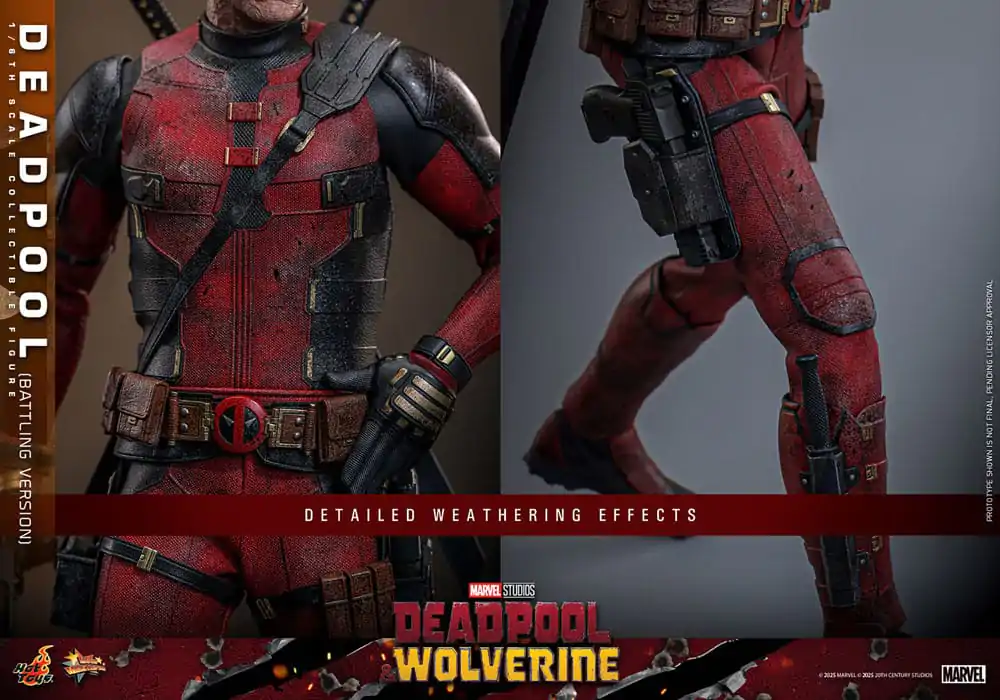 Deadpool & Wolverine Movie Masterpiece Akčná Figúrka 1/6 Deadpool (Battling Version) 31 cm produktová fotografia