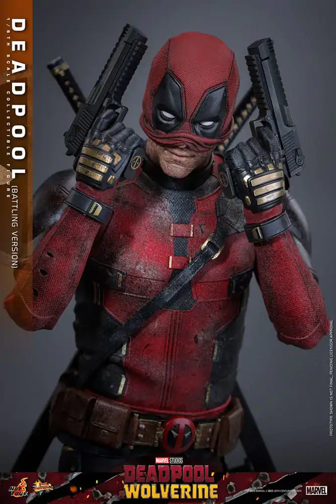 Deadpool & Wolverine Movie Masterpiece Akčná Figúrka 1/6 Deadpool (Battling Version) 31 cm produktová fotografia