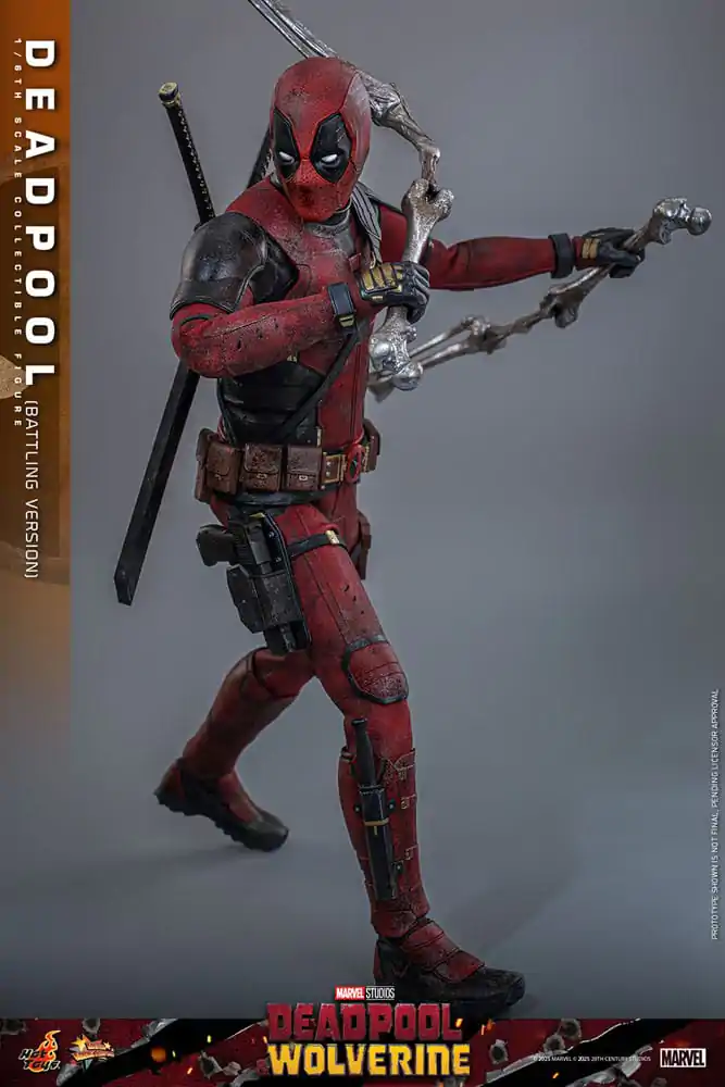 Deadpool & Wolverine Movie Masterpiece Akčná Figúrka 1/6 Deadpool (Battling Version) 31 cm produktová fotografia