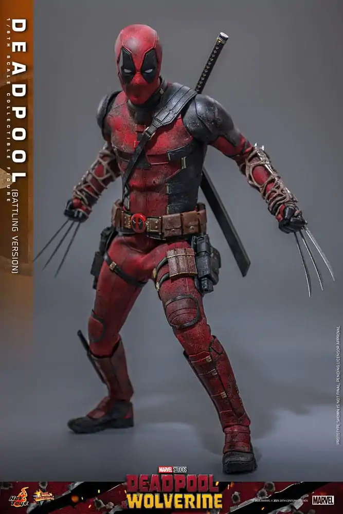 Deadpool & Wolverine Movie Masterpiece Akčná Figúrka 1/6 Deadpool (Battling Version) 31 cm produktová fotografia