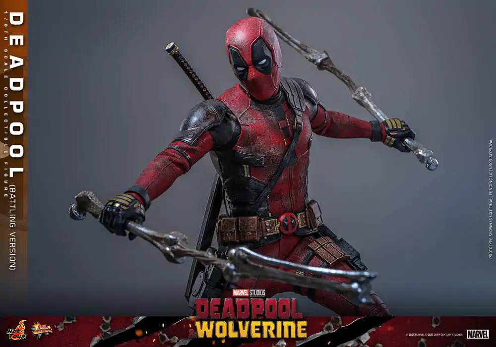 Deadpool & Wolverine Movie Masterpiece Akčná Figúrka 1/6 Deadpool (Battling Version) 31 cm produktová fotografia