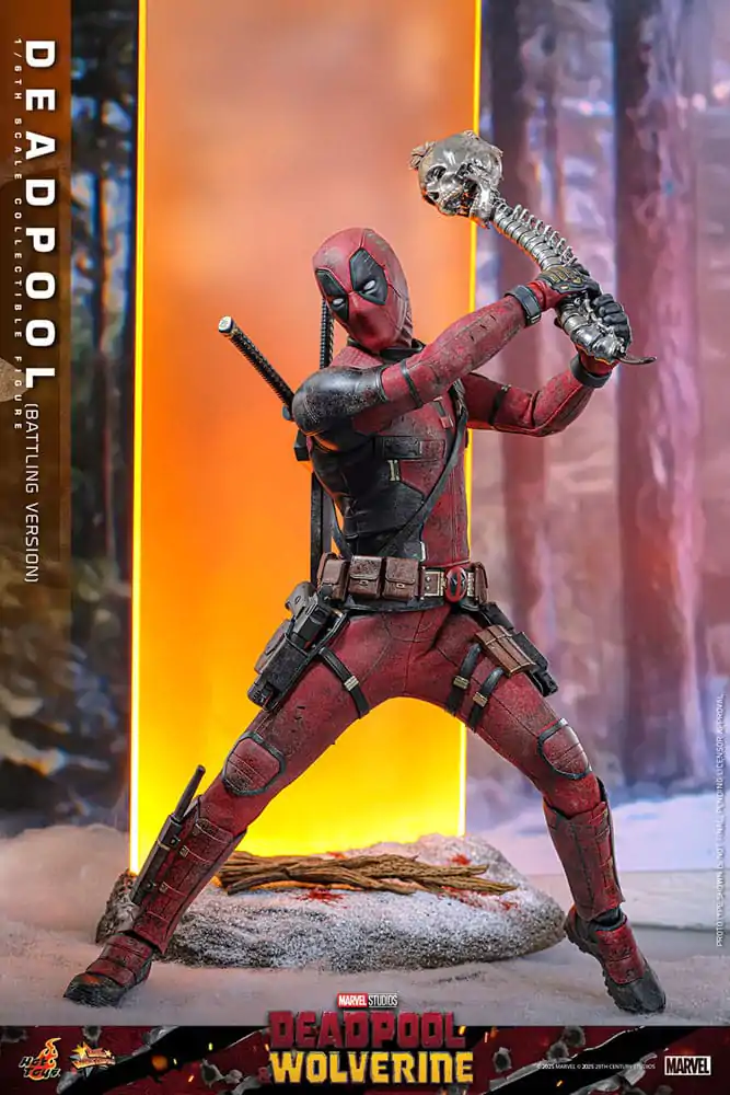 Deadpool & Wolverine Movie Masterpiece Akčná Figúrka 1/6 Deadpool (Battling Version) 31 cm produktová fotografia