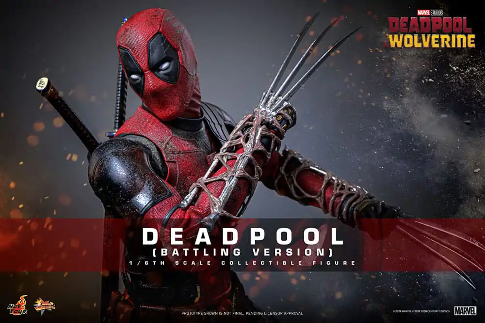 Deadpool & Wolverine Movie Masterpiece Akčná Figúrka 1/6 Deadpool (Battling Version) 31 cm produktová fotografia
