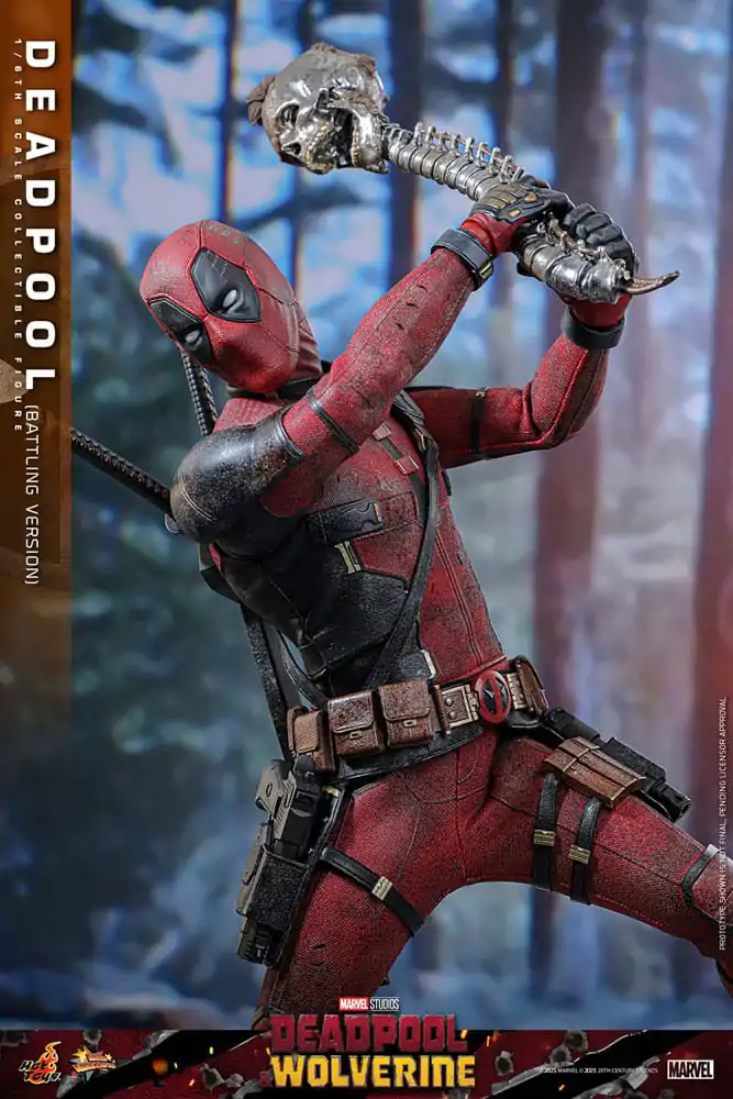 Deadpool & Wolverine Movie Masterpiece Akčná Figúrka 1/6 Deadpool (Battling Version) 31 cm produktová fotografia
