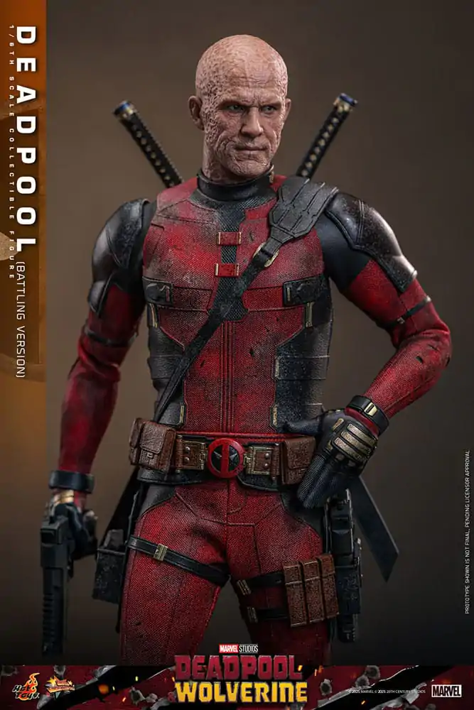 Deadpool & Wolverine Movie Masterpiece Akčná Figúrka 1/6 Deadpool (Battling Version) 31 cm produktová fotografia