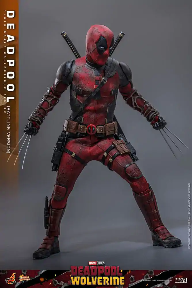 Deadpool & Wolverine Movie Masterpiece Akčná Figúrka 1/6 Deadpool (Battling Version) 31 cm produktová fotografia