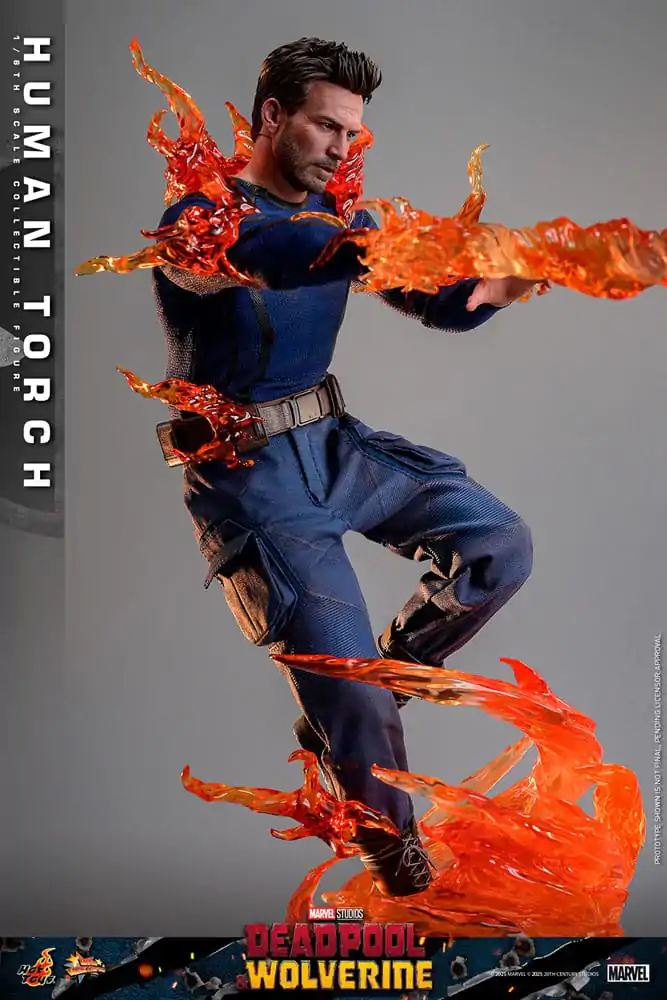 Deadpool & Wolverine Movie Masterpiece Akčná figúrka 1/6 Human Torch 31 cm produktová fotografia