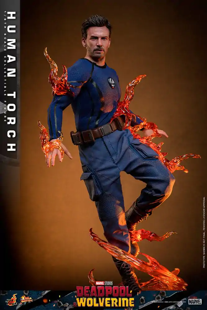 Deadpool & Wolverine Movie Masterpiece Akčná figúrka 1/6 Human Torch 31 cm produktová fotografia