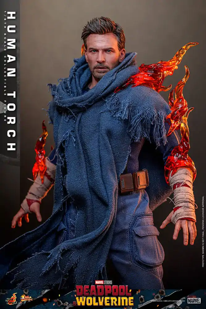 Deadpool & Wolverine Movie Masterpiece Akčná figúrka 1/6 Human Torch 31 cm produktová fotografia