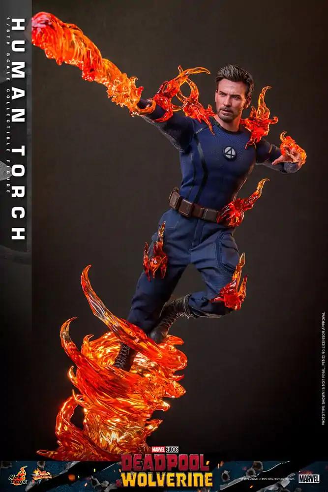 Deadpool & Wolverine Movie Masterpiece Akčná figúrka 1/6 Human Torch 31 cm produktová fotografia