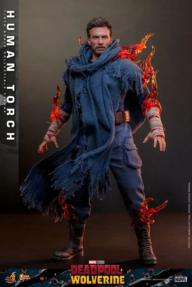 Deadpool & Wolverine Movie Masterpiece Akčná figúrka 1/6 Human Torch 31 cm produktová fotografia