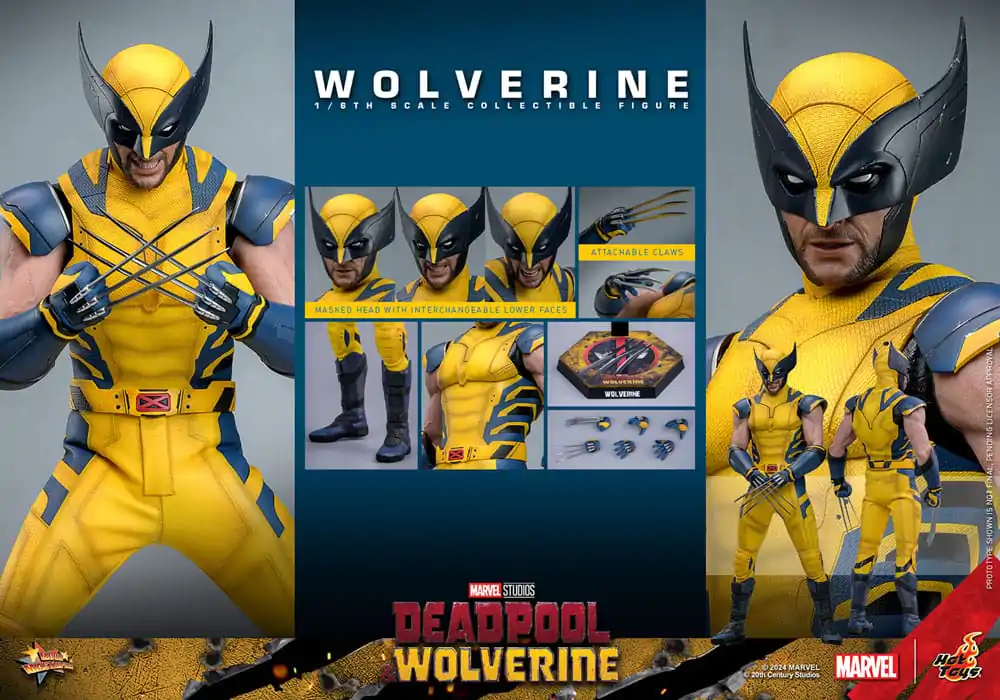 Deadpool & Wolverine Movie Masterpiece Akčná figúrka 1/6 Wolverine 31 cm termékfotó