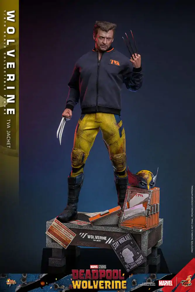 Deadpool & Wolverine Movie Masterpiece Akčná figúrka 1/6 Wolverine (TVA Jacket Version) 31 cm termékfotó