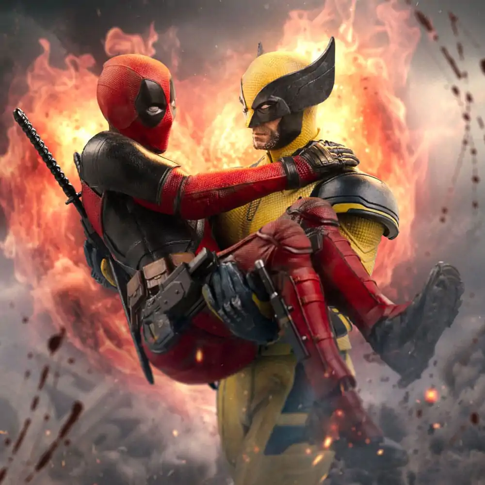 Deadpool Deluxe Art Scale Socha 1/10 Deadpool & Wolverine 21 cm produktová fotografia