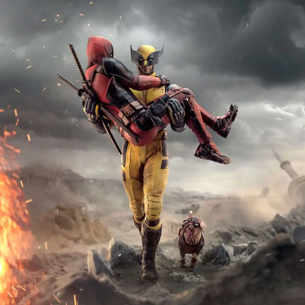 Deadpool Deluxe Art Scale Socha 1/10 Deadpool & Wolverine 21 cm produktová fotografia