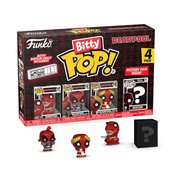 Deadpool Bitty Funko POP! vinylová figúrka 4-Pack Dinopool 2,5 cm termékfotó