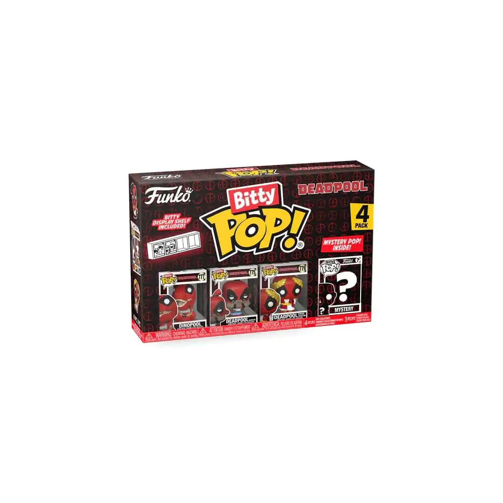 Deadpool Bitty Funko POP! vinylová figúrka 4-Pack Dinopool 2,5 cm termékfotó