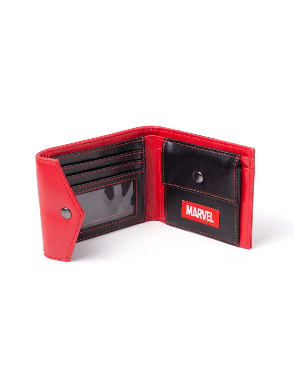 Deadpool peňaženka trojdielna s logom produktová fotografia