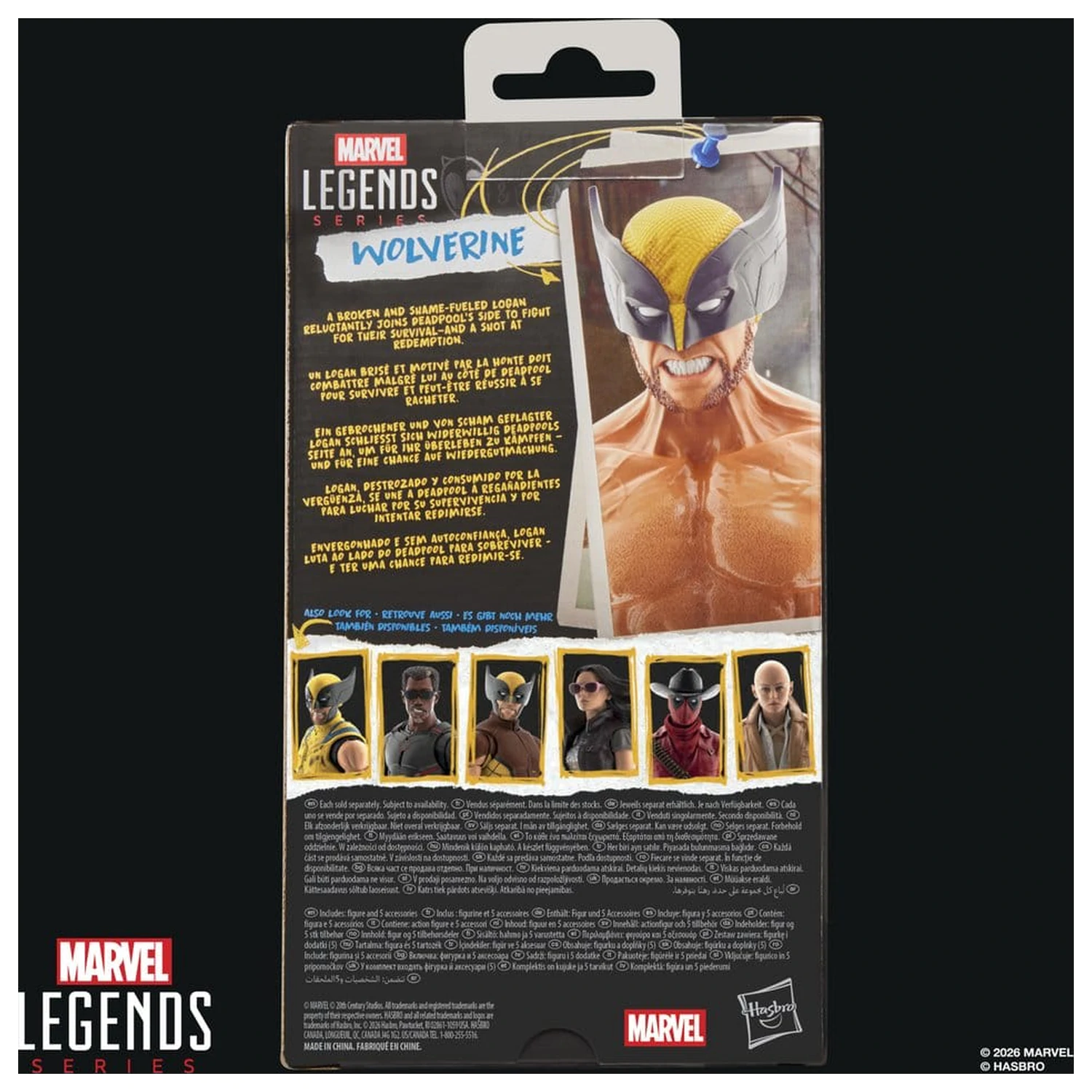 Deadpool & Wolverine Marvel Legends akčná figúrka Wolverine 15 cm produktová fotografia