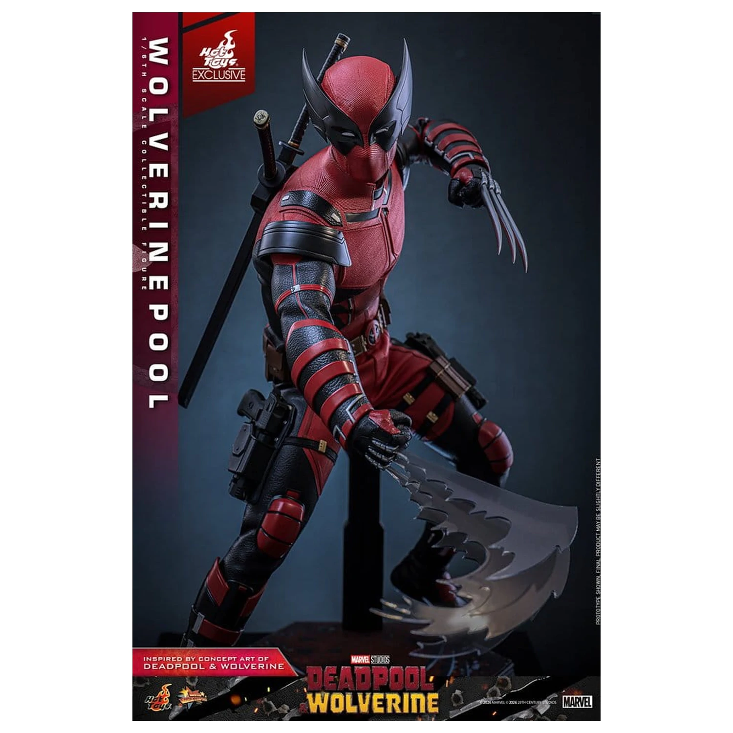 Deadpool & Wolverine Movie Masterpiece akčná figúrka 1/6 Wolverinepool 31 cm produktová fotografia